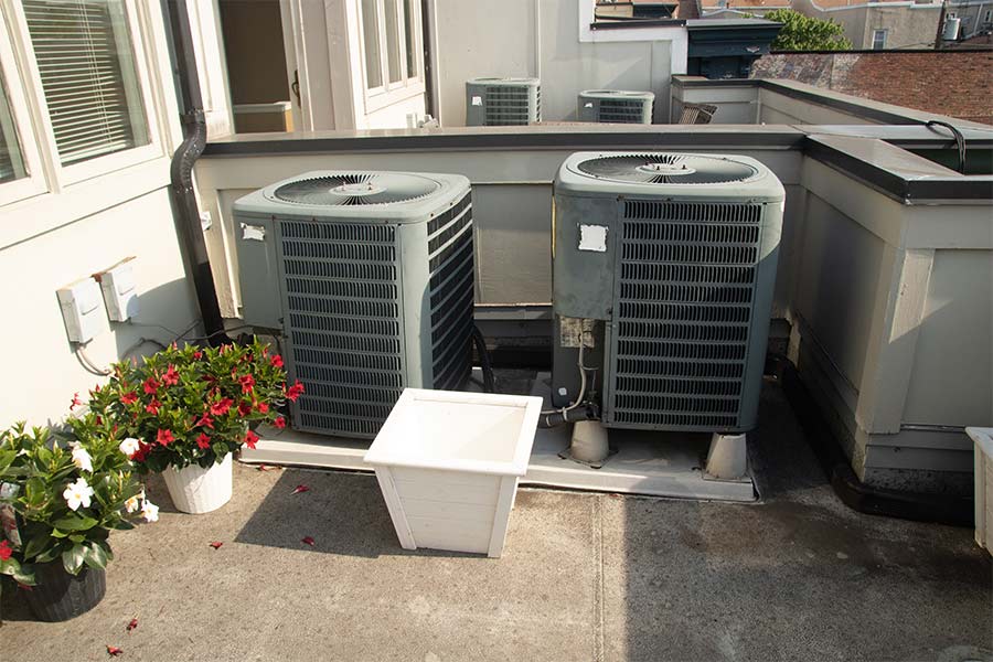 Rooftop air conditioning units