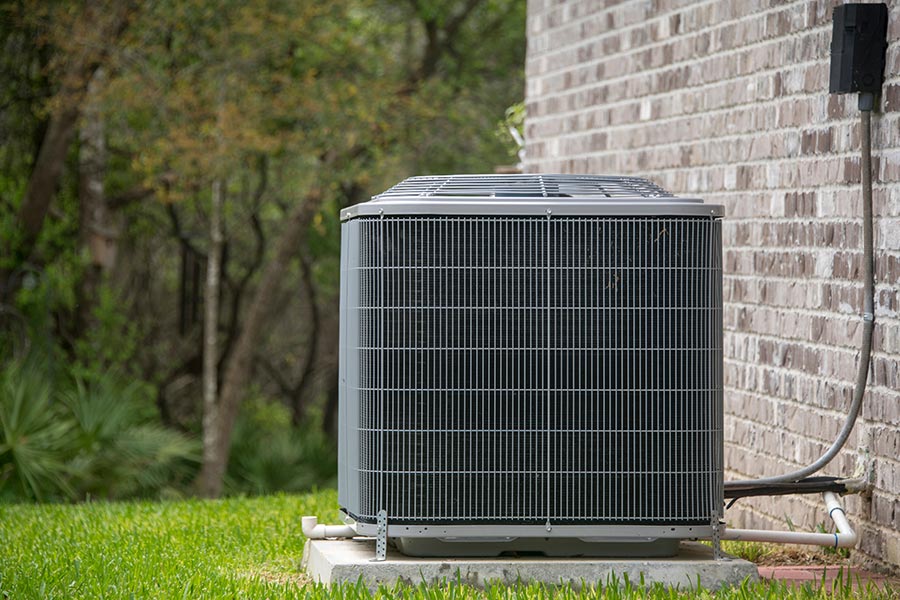 Outdoor central air unit